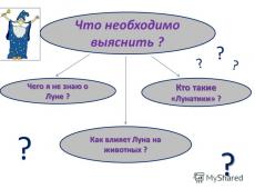 Исследовательская работа спутник земли луна